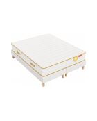 Packung HGOLD, 25 cm, +2 weiße Lattenroste, 160 x 200 cm