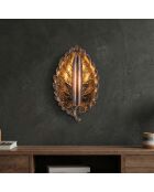 Root-16080-A-M lampada da parete in rame 25 x 12 x 15 cm