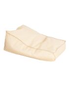 BSR Sonnenliege aus Bast, 140 x 110 x 40 cm, beige