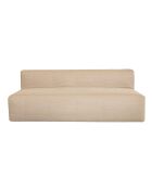 Raphia 3-Sitzer-Sofa (1 Bank) beige - 200x110x40cm