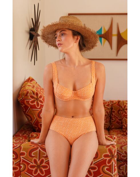 Pantalones de baño naranjas