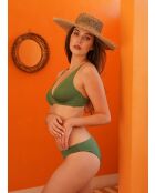 Pantalones de baño So Chic de color verde esmeralda