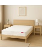 Matelas HIVORY 15cm mousse PU Haute Résilience blanc - 160x200cm