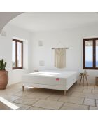 Matelas HIVORY 15cm mousse PU Haute Résilience blanc - 160x200cm
