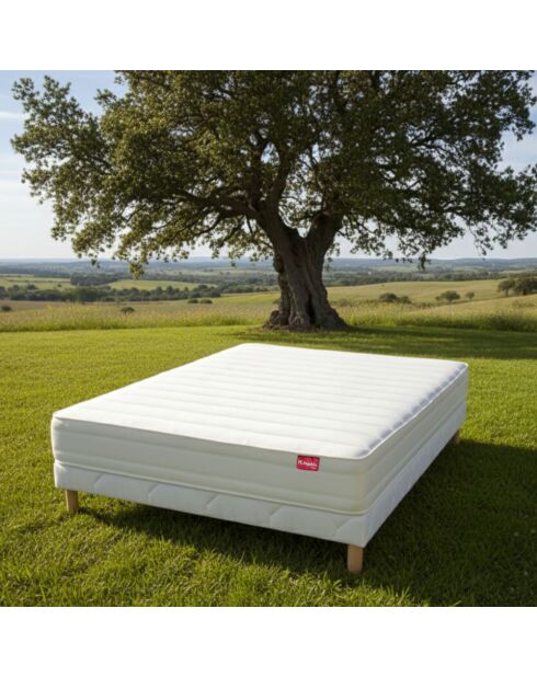 Matelas HIVORY 15cm mousse PU Haute Résilience blanc - 160x200cm