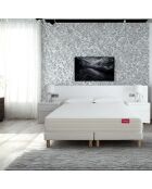 Matelas HIVORY 15cm mousse PU Haute Résilience blanc - 160x200cm