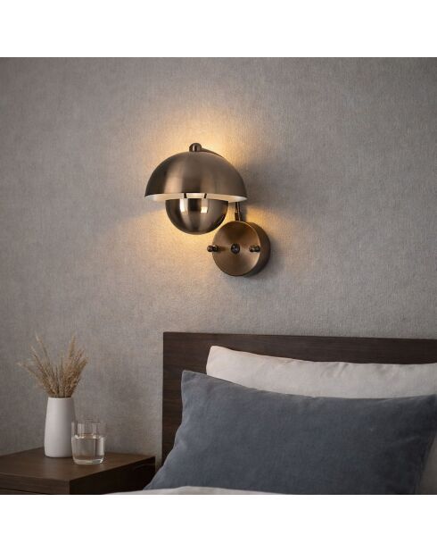 Eylul-15683-A lampada da parete antica -23 x 25 x 20 cm