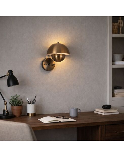 Eylul-15683-A lampada da parete antica -23 x 25 x 20 cm