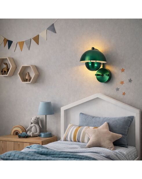 Eylul-15683-D lampada da parete verde -23 x 25 x 20 cm