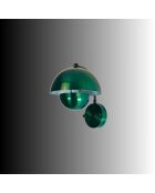Eylul-15683-D lampada da parete verde -23 x 25 x 20 cm