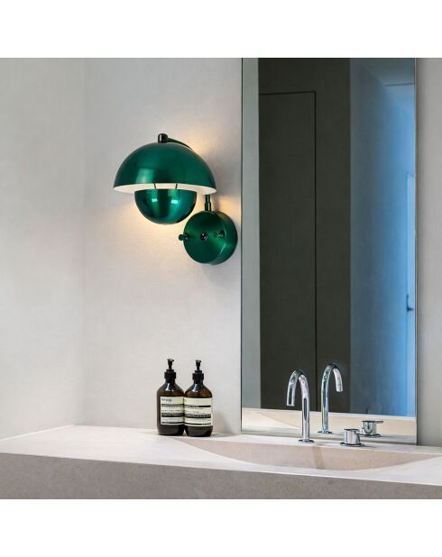 Eylul-15683-D lampada da parete verde -23 x 25 x 20 cm