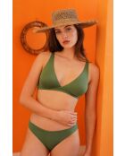 Haut de maillot de bain  bralette So Chic vert émeraude