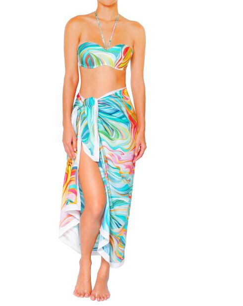 Pareo Summer Days blu pastello