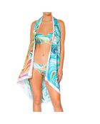 Pareo Summer Days blu pastello