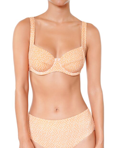 Top de bañador naranja