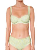 Top da bagno verde lime