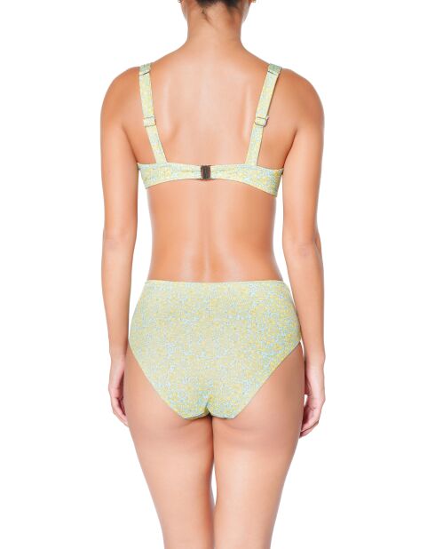 Top da bagno verde lime