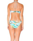 Summer Days pastellblaues Badeanzugoberteil mit Stirnband