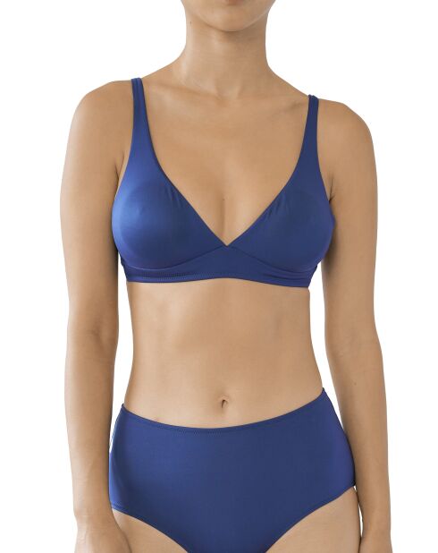 Haut de maillot de bain  bralette So Chic bleu marine