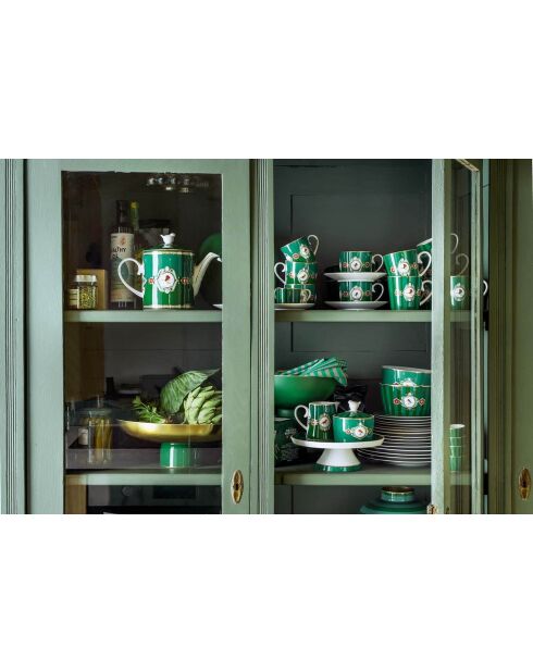 Pot à crème Love Birds Médaillon vert - 270ml