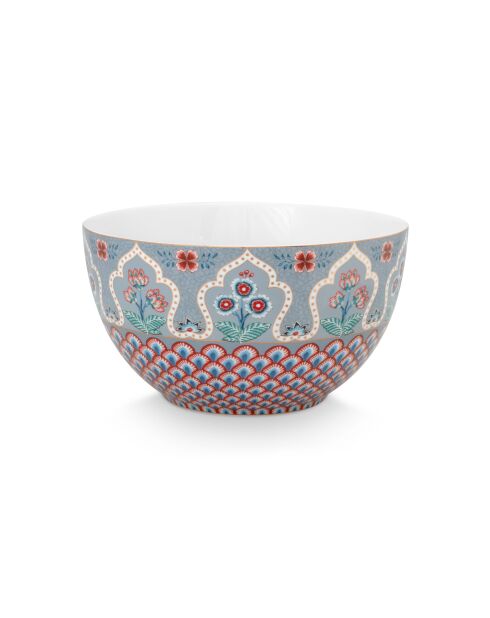 Insalatiera Flower Festival Scallop Deco blu chiaro - 18 cm