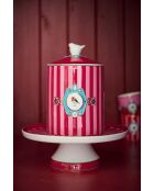 Love Birds Medallion Pink Stripes Snoepdoos