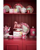 Love Birds Medallion Pink Stripes Snoepdoos