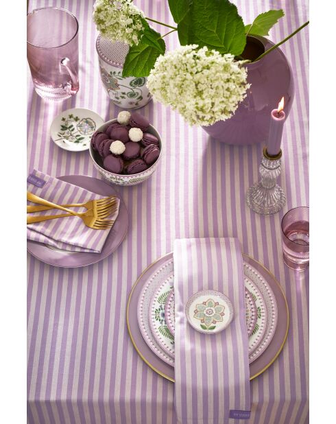 6 Lily & Lotus tassensteun gebroken wit - 9cm
