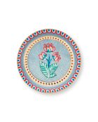 6 Lichtblauwe Flower Festival tassensteun - 9 cm