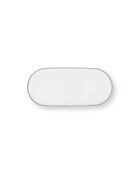 Petit plat ovale Jolie pois Or - 25x12cm