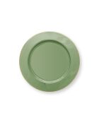 Assiette de présentation Lily & Lotus en métal verte - 32cm