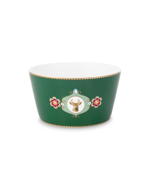 Bol Love Birds Medallion Cerf vert - 15cm