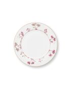 6 Assiettes plates Jolie blanches - 26,5cm
