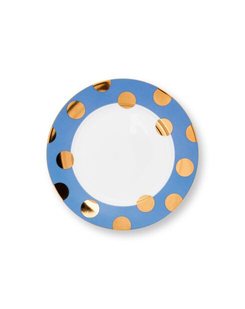 Set mit 2 Tellern Dot Delight hellblau - 23cm