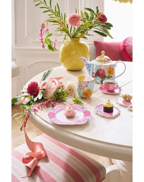 6 königliche weiße Brotteller — 17 cm