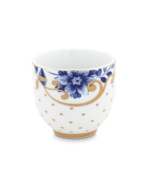 Königlicher weißer Eierbecher