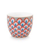 Flower Festival Scallop eierdopje lichtblauw - 4x4,7x4,7cm