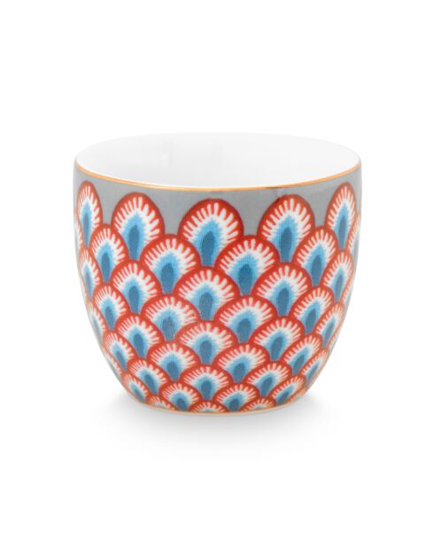 Flower Festival Muschel Eierbecher hellblau - 4x4,7x4,7cm