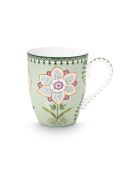 Grand mug Lily & Lotus vert - 350ml