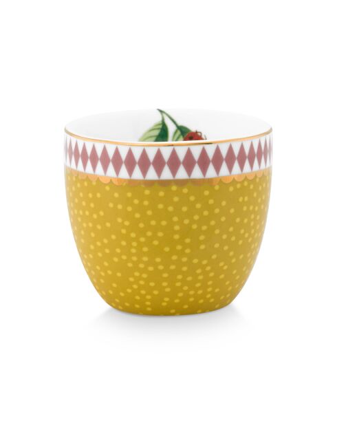 Portauovo La Majorelle, giallo, 4 x 4,7 x 4,7 cm