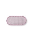 Petit plat ovale Lily & Lotus Tiles lilas - 25x12cm
