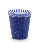 Set Mugs & Match - Petit mug sans anse Royal Dots & Repose sachet bleu - 10,3x9x9cm