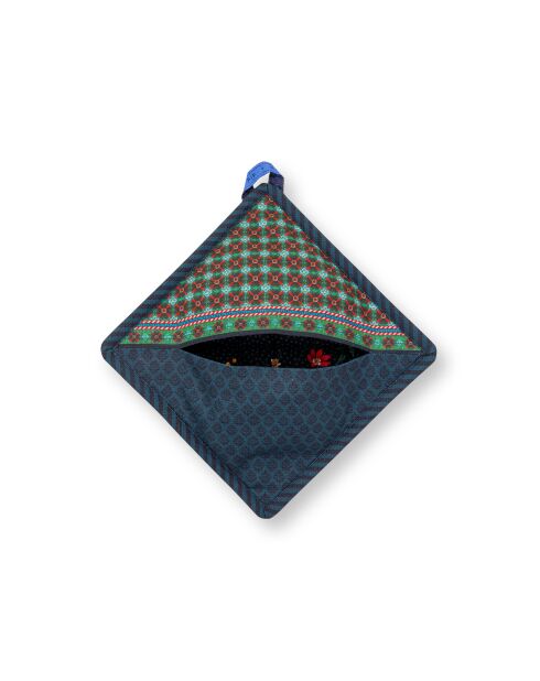 Presina quadrata blu Berry - 22x22cm