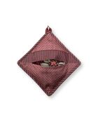 Flower Festival quadratischer Topflappen, Himbeerfarben, 22 x 22 cm