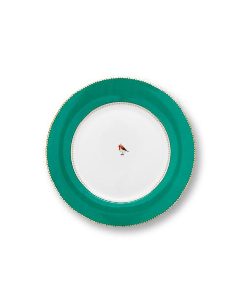 Emerald Love Birds Speiseteller, 26,5 cm, 6 Stück