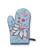 Flower Festival blauer Topflappen - 29x15cm