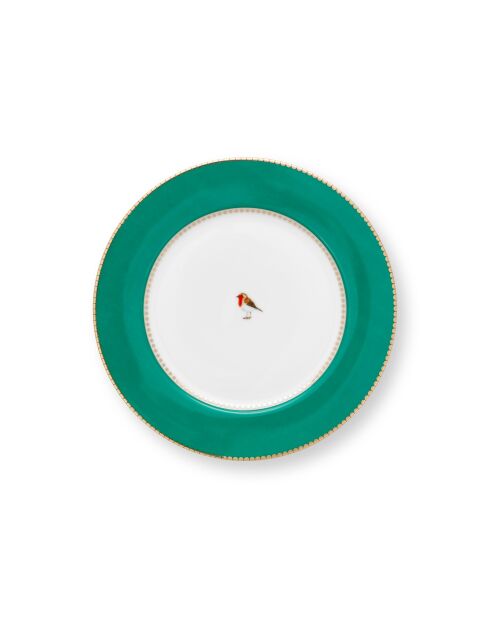 Dessertteller „Love Birds“, 21 cm, Grün, 6 Stück