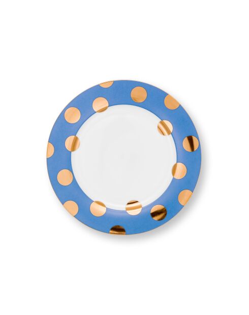 Set mit 2 Tellern Dot Delight hellblau - 26,5 cm