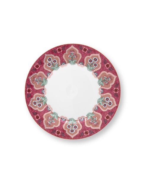 Dessertteller, Himbeerblüten-Festival, 21 cm, 6 Stück