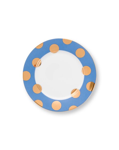 Set mit 2 Tellern Dot Delight hellblau - 21cm